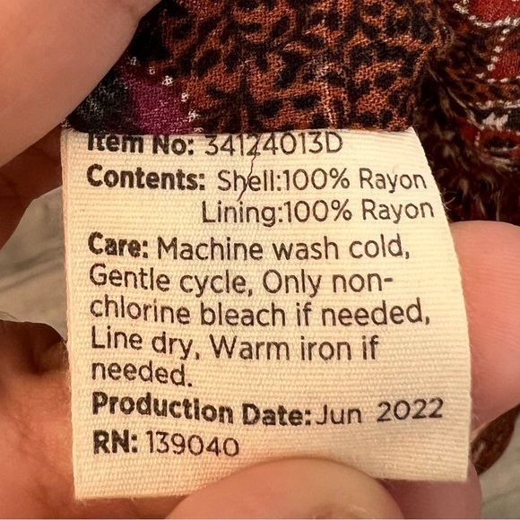 NWT Matilda Jane Good Hart GH Mariposa Floral Flowy Midi Dress- Size Large - Picture 16 of 16